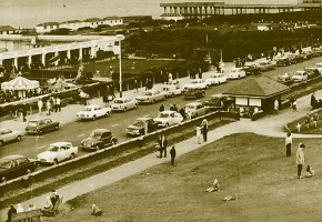 The promenade at Fleetwood, Easter Monday, 1971