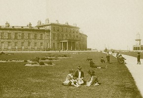 The North Euston Hotel gardens and Lower Lighthouse, Fleetwood