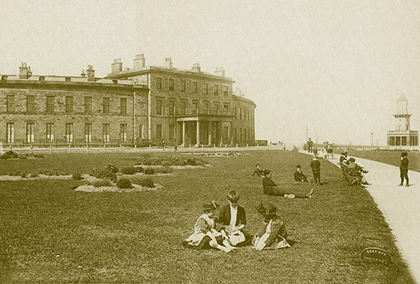 The North Euston Hotel gardens and Lower Lighthouse, Fleetwood